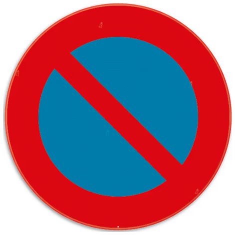 Bord E1 parkeerverbod