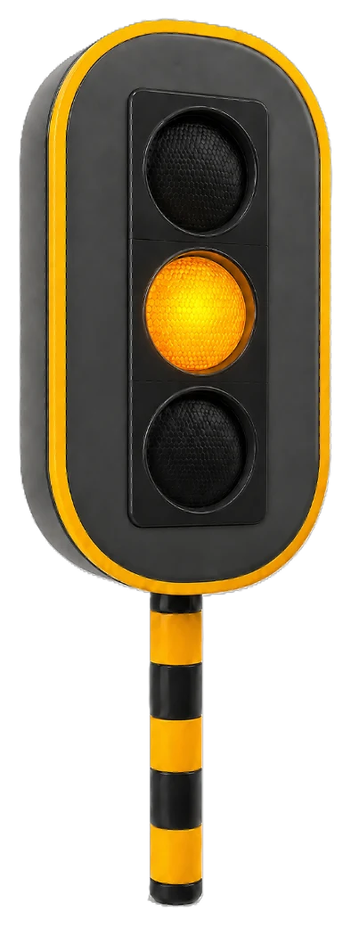 Feu orange